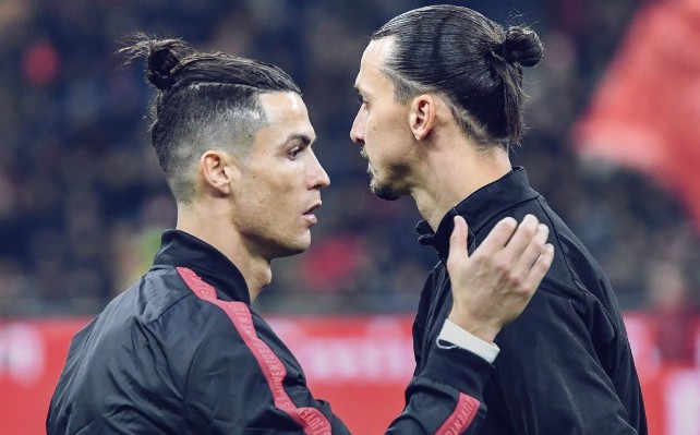 ronaldo ibrahimovic juventus milan