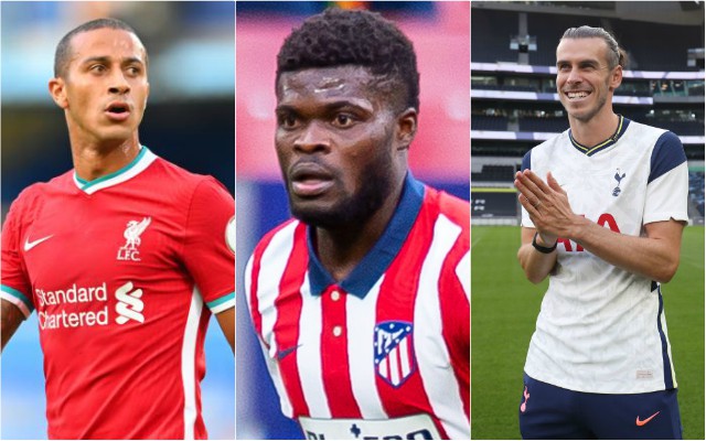 thiago alcantara thomas partey gareth bale