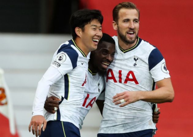 tottenham son kane aurier