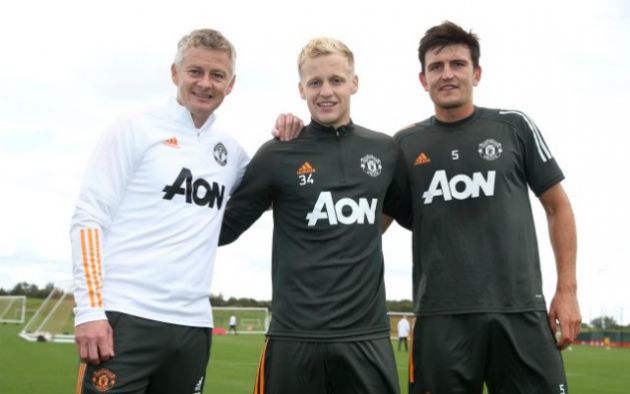 united solskjaer van de beek maguire