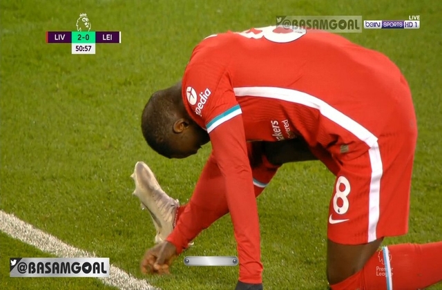 Keita injury vs Leicester