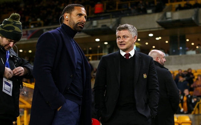 Rio Ferdinand and Solskjaer