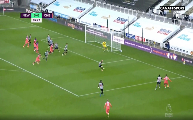 Video - Chelsea take lead vs Newcastle from own goal