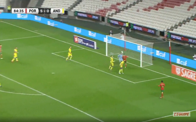Video - Ronaldo scores header for Portugal vs Andorra