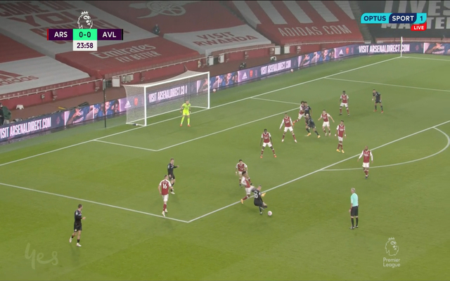 Video - Saka own goal vs Aston Villa