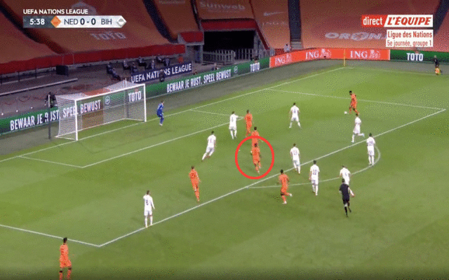 Video - Wijnaldum scores against Bosnia