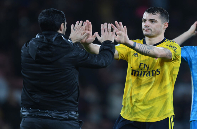Xhaka and Arteta