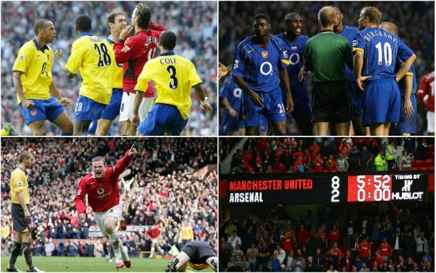 arsenal at old trafford image