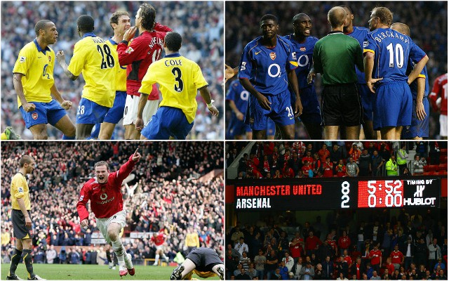 arsenal at old trafford image