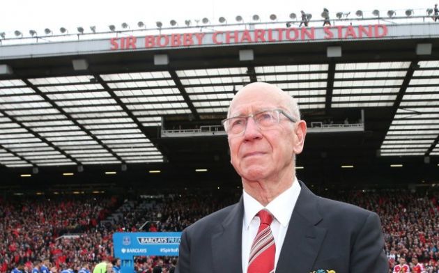 bobby charlton old trafford