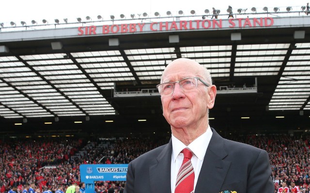 bobby charlton old trafford