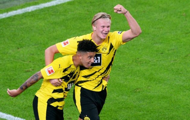 jadon sancho erling haaland borussia dortmund
