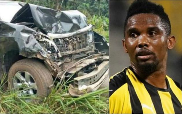 car crash eto'o