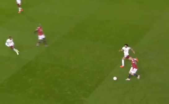 elneny pressing vs man utd