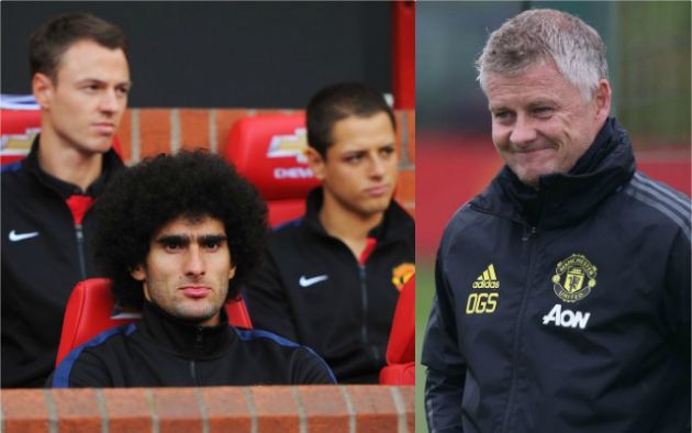 evans fellaini solskjaer