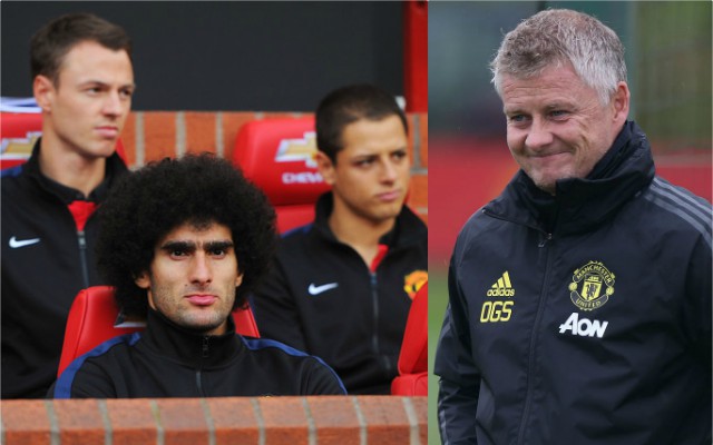 evans fellaini solskjaer