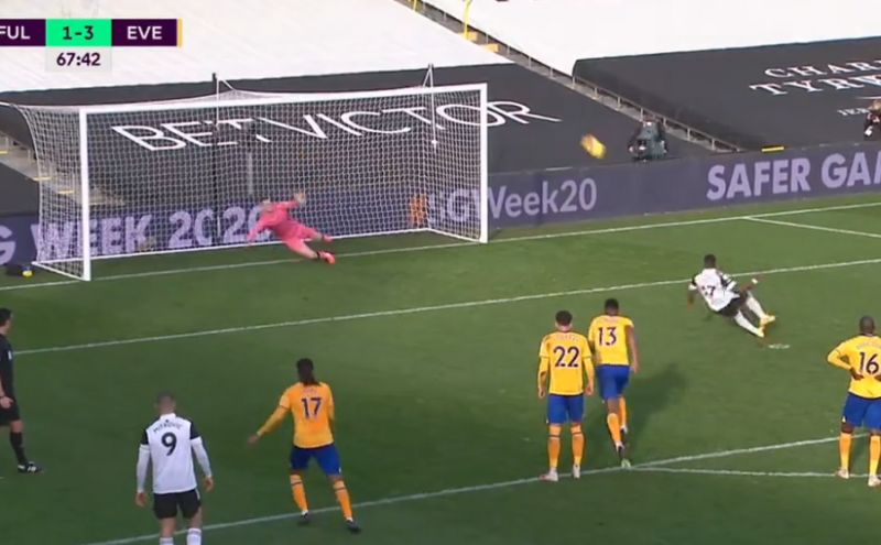 fulham awful penalty miss