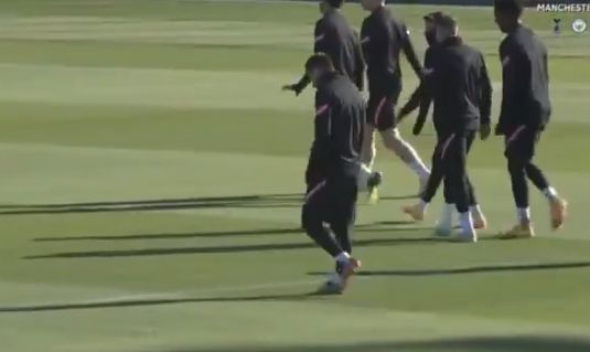 messi sad in training