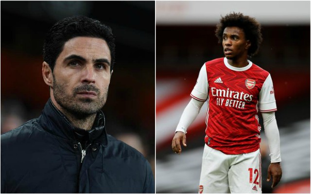 mikel arteta willian arsenal