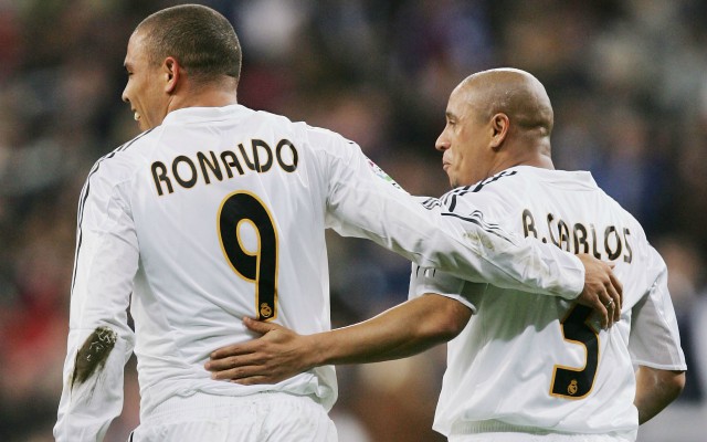ronaldo roberto carlos real madrid