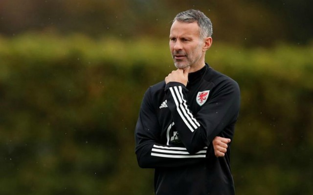 ryan giggs wales training