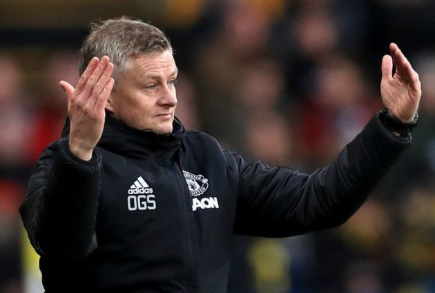 solskjaer gesturing