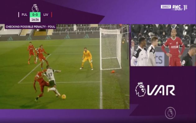 Fabinho penalty review for Liverpool vs Fulham