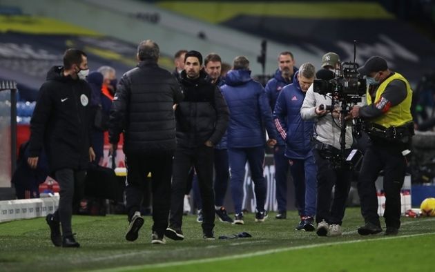 Marcelo Bielsa and Mikel Arteta