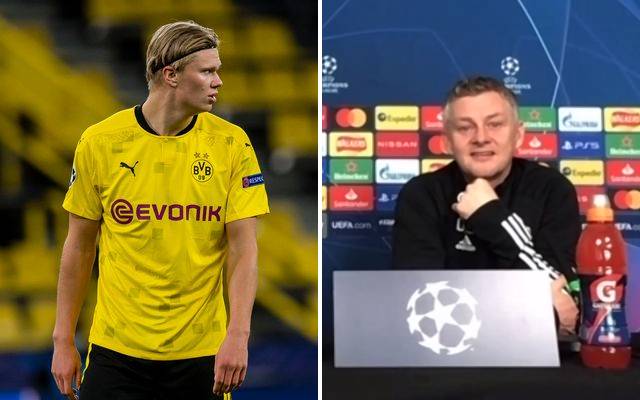 Erling Haaland Ole Gunnar Solskjaer