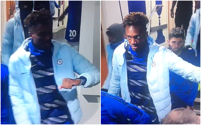 Video - Abraham left hanging by referee Attwell before Chelsea vs Villa