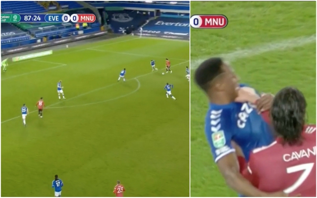 Video - Cavani scores against Everton