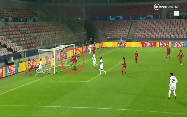 Video - Fabinho clearance vs Midtjylland