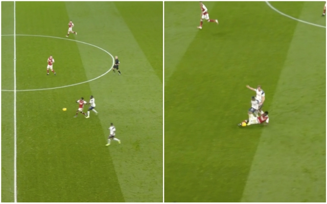 Video - How Partey suffered injury for Arsenal vs Spurs