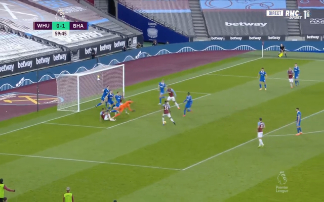 Video - Johnson scores for West Ham vs Brighton