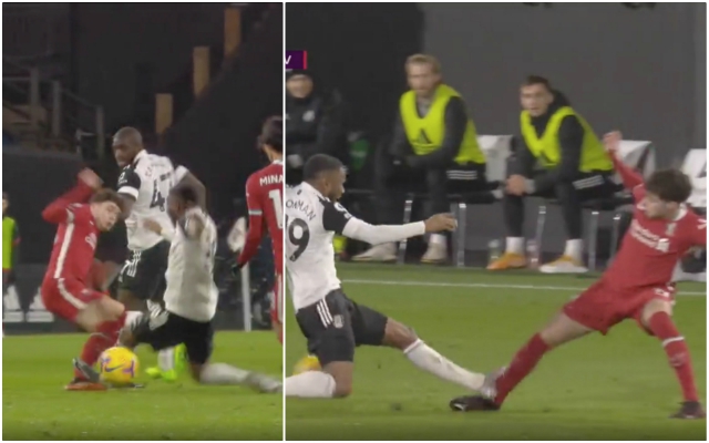 Video - Lookman tackle on Neco Williams during Liverpool vs Fulham