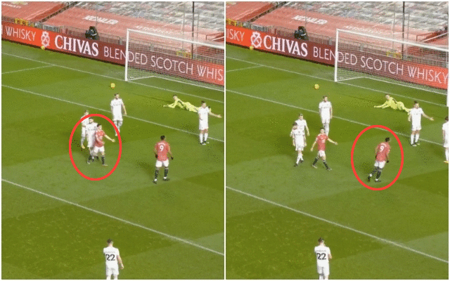 Video - Martial blanks celebration with James after Fernandes goal