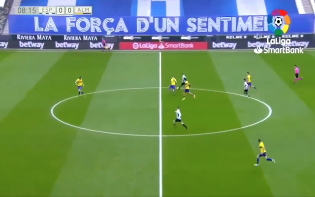 Video - Real Madrid loanee De Tomas scores from his own half for Espanyol