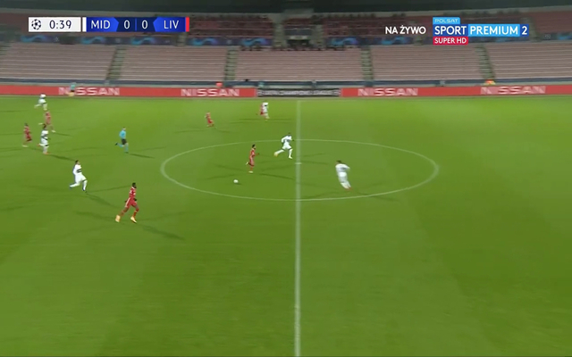 Video - Salah runs past ball moments before goal