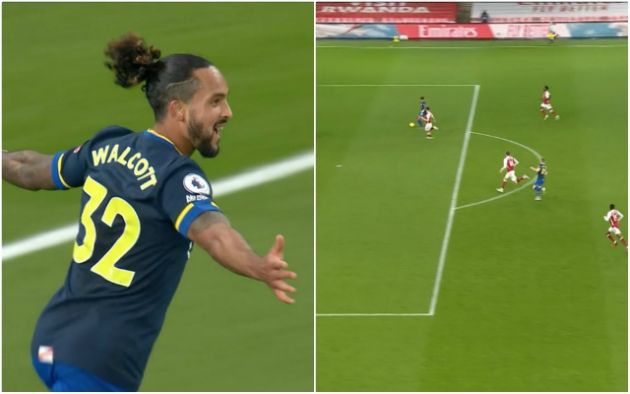 Video - Walcott scores against Arsenal for Southampton