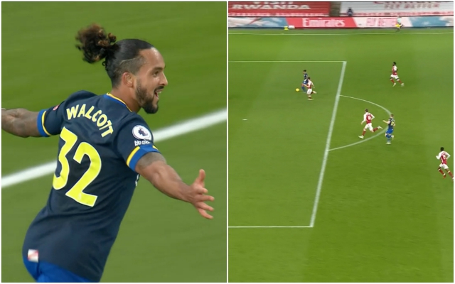 Video - Walcott scores against Arsenal for Southampton