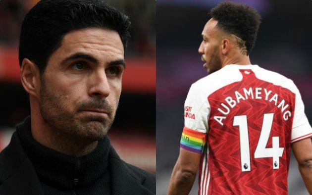 arsenal fc mikel arteta pierre-emerick aubameyang