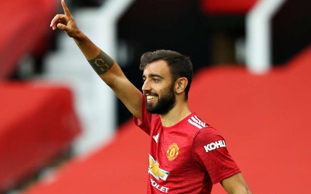 Manchester United's Bruno Fernandes