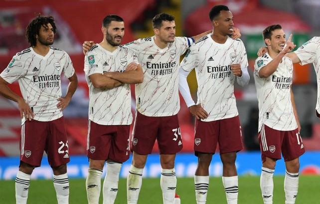 elneny kolasinac xhaka gabriel arsenal