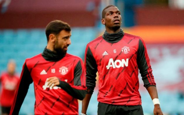 bruno fernandes paul pogba united