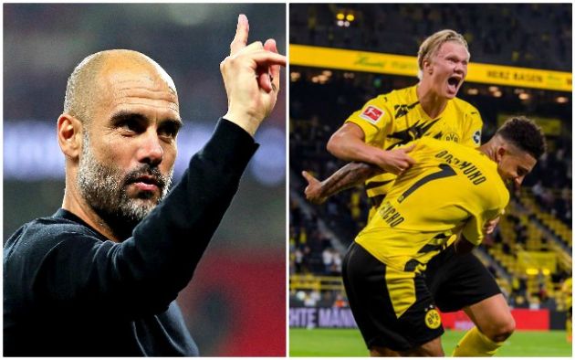 guardiola haaland sancho
