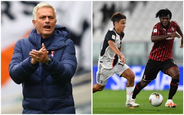 jose mourinho paulo dybala franck kessie