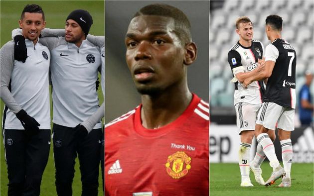 marquinhos neymar pogba de ligt ronaldo