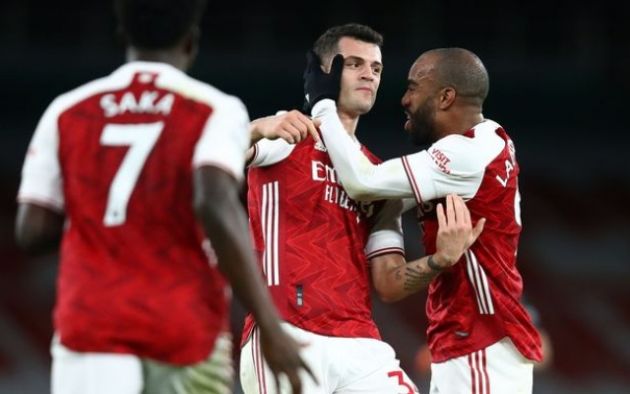 xhaka goal arsenal chelsea