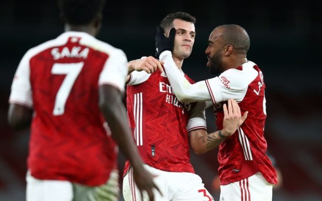 xhaka goal arsenal chelsea