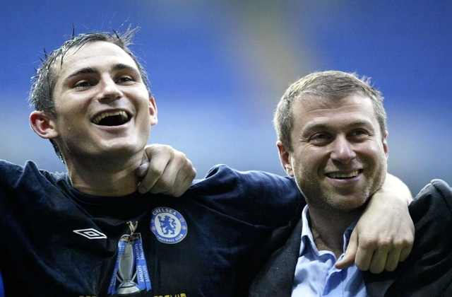 Frank Lampard and Roman Abramovich